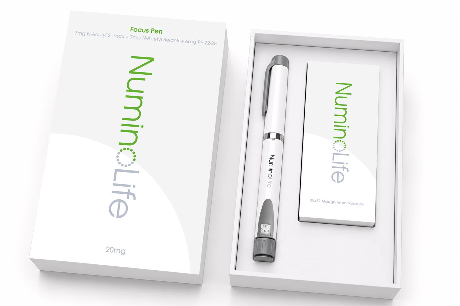 NuminoLife Focus Pen box, pen, cartridge and needles
