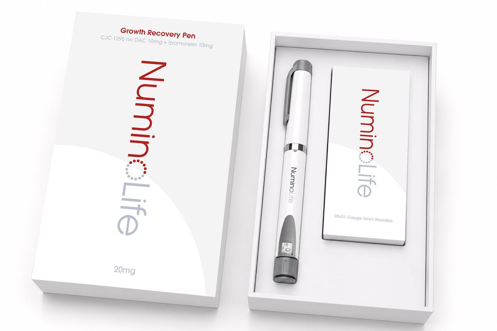 NuminoLife Growth Recovery Pen box, pen, cartridge and needles